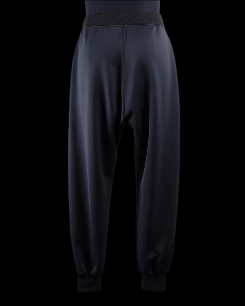 tkio double knit bottoms back (black)
