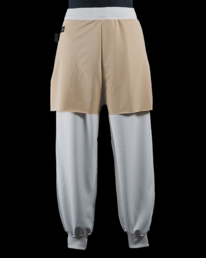 tkio double knit bottoms lining 2 (white)