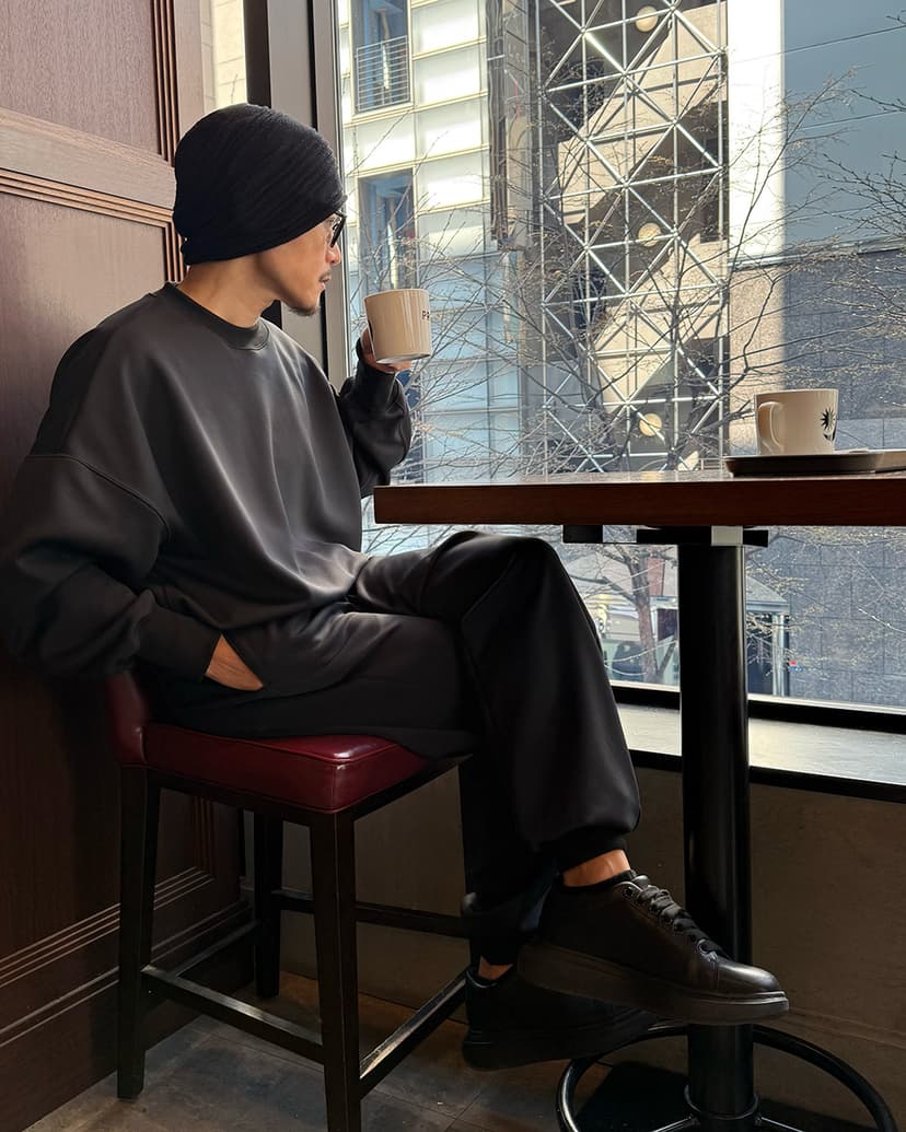 tkio double knit ダンボールニット 街ブラの一着に